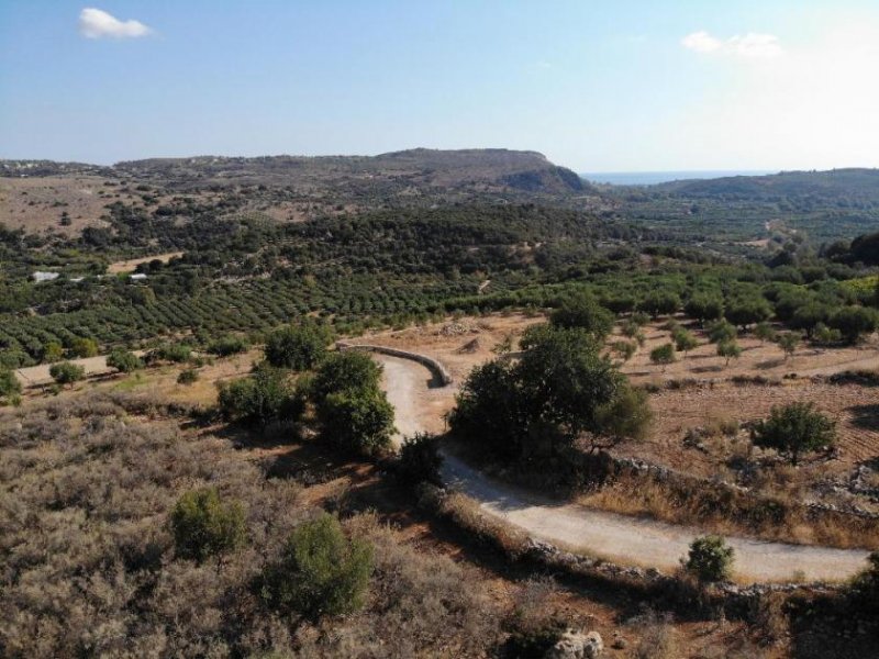 Stilos Kreta, Stilos: Baugrundstück mit Panoramablick auf Meer und Berge zu verkaufen Grundstück kaufen